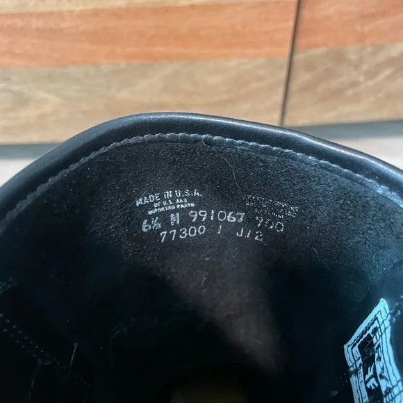 Frye 2R Harness Boots in Black Leather - Picture 7 of 10